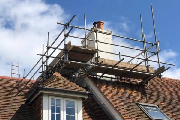 chimney demolition